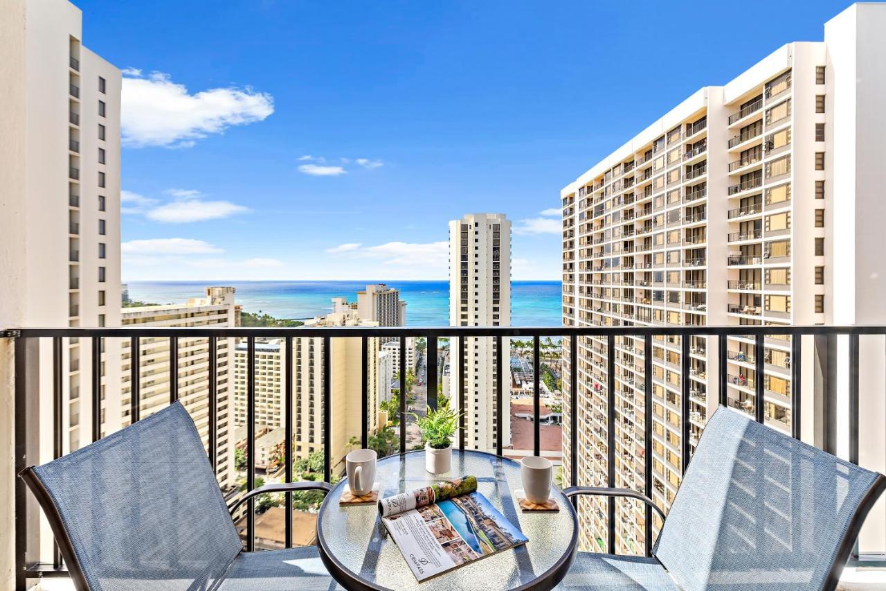 Waikiki Banyan 1Br With Great Ocean Views, Steps To Beach & Parking! Гонолулу Экстерьер фото