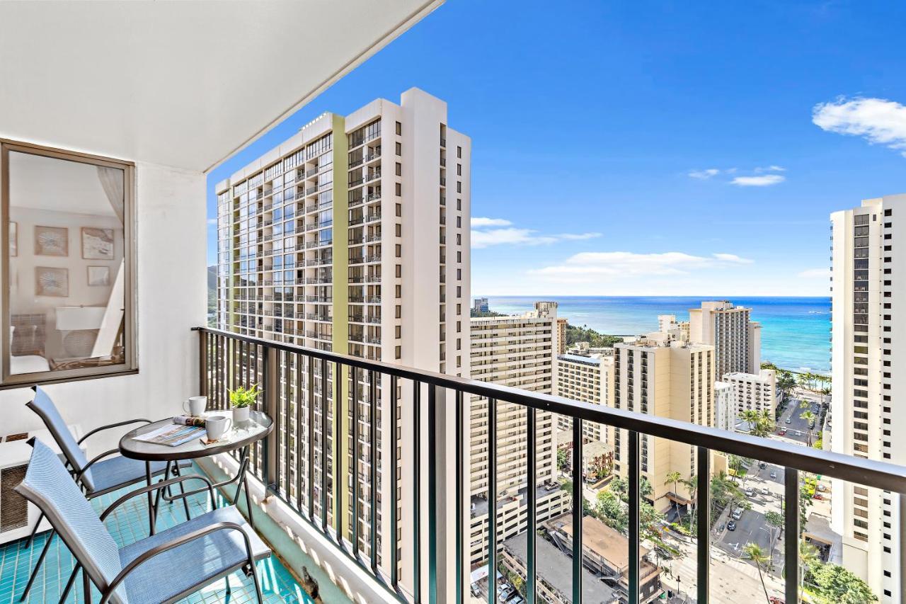 Waikiki Banyan 1Br With Great Ocean Views, Steps To Beach & Parking! Гонолулу Экстерьер фото